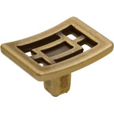 Oriental Knob in Dark Antique Brass