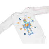 Noisy Robot Long Sleeve Bodysuit
