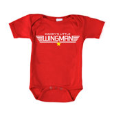 Daddys Little Wingman Red Bodysuit