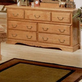 Country Heirloom 7 Drawer Dresser