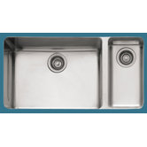 Kubus 33" Stainless Steel Double Bowl Kitchen Sink