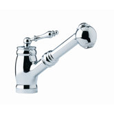 Farm House Single Handle Single Hole Kitchen Faucet with Side Spray