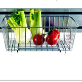 Rail System Drain Basket in Stainless Steel