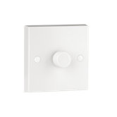 One Gang Two Way Push 400W Dimmer for Mains / Low Voltage