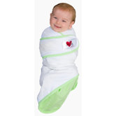 Snug and Tug Swaddle Blanket Swaddle Blanket, Green - Small
