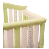 Teething Guard White and Green - 30" x 12"