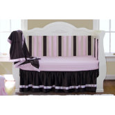 Chocolate Minky Toddler Blanket with Pink Satin Trim