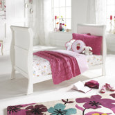 Bailey Sleigh Cot and Mattress Set