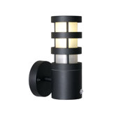 Darwin One Light Outdoor Wall Bracket in Black