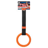 6" Rough and Rugged Fire Hose Tug With Ring Dog Toy