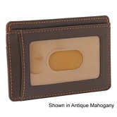 Black French Nappa Calf Weekender ID Case