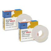 Invisible Tape, 1" Core, 3/4"x1296", Transparent
