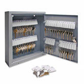 Secure Key Cabinet, Gray, Various Sizes