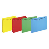 File Jacket, Letter Size, 11 Pt, Reinforced Tabs, Flat, 100 per Box