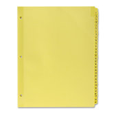 Plastic Tab Indexes, 3HP, Numerical 1-31, 11"x8-1/2", 25/ST, Buff