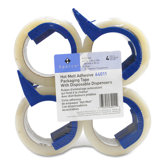 Packaging Tape, 3" Core, 3.0 mil, 2"x55 Yards, Clear