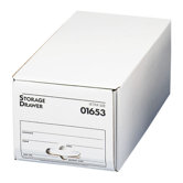 Storage Drawer File, Legal, 15-1/4"x24"x10-1/2", White