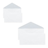 Commercial Envelopes, Reg., No. 10, 4-1/8"x9-1/2", 500/BX, White