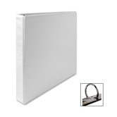 Round Ring View Binder, 1"Capacity, 11"x8-1/2", White
