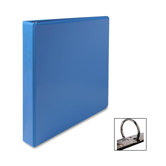 Round Ring View Binder, 1"Capacity, 11"x8-1/2", Light Blue