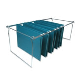 Hanging File Folder Frames, Legal, Stainless Steel