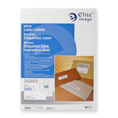 Mailing Label, Laser, White