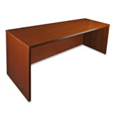 88000 Series Rectangular Executive Desk with Fluted Edge