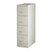 Lorell Deep 4-Drawer Vertical files, Putty
