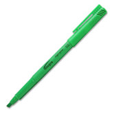 Pen Style Highlighter, Chisel Point, Dozen, Green