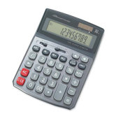 Compucessory 12-Digit Large Display Calculator, Gray