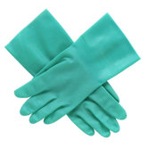 Nitrile Unlined Glove, Size 10, 12"L, .015 Mil Thick, Green