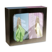 Glove Box Holder, Dble Holder, 10-1/2"x3-3/4"x10", Stainless Steel