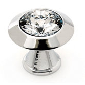 Swarovski Crystal 1.25" Art Deco Crystal Knob