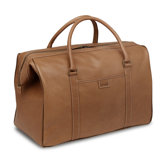 J Reserve 18" Valise Leather Carry-On Duffel in Natural