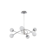 Pendelleuchte 6-flammig "Belina" in Chrom