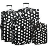 Polka Dot 4 Piece Luggage Set