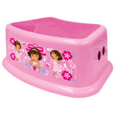 Nickelodeon Dora the Explorer Step Stool in Superstyle Pink
