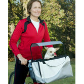 Tagalong Sport Pet Bicycle Basket in Silver