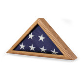Capitol Flag Case / Urn in Oak
