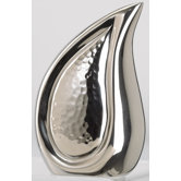 Silver Flare TearDrop Brass Keepsake