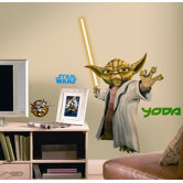 The Clone Wars Giant Yoda Peel and Stick Wall Decal