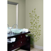Leaf Scroll Peel and Stick Wall Decal