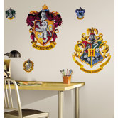 Licensed Designs Harry Potter Crest Peel and Stick Giant Wall Decal