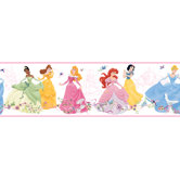 Dancing Princess Border in White Background