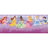Princess Frames Border in Purple