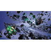 Green Lantern Chair Rail Prepasted Mural 6' x 10.5'
