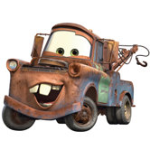 Cars - Mater Peel and Stick Giant Wall Decal
