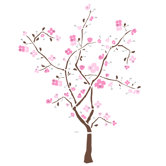 Spring Blossom Peel and Stick Giant Wall Decal