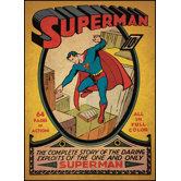 Superman Issue No. 1 Peel and Stick Comic Book Cover Wall Decal