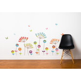 Mia & Co Chrysanthemums Pompom Wall Decal